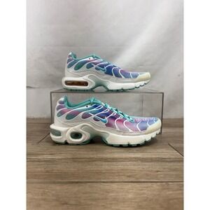Nike Air Max Plus GS Galaxy Multi-Color Teal White BV1239-100 Boys 4.5Y Womens 6
